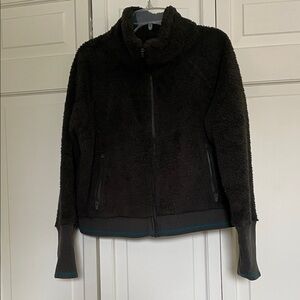 Athleta olive green Sherpa